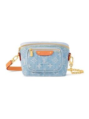 Louis Vuitton Light Blue Denim Mini Bumbag *Limited Edition*